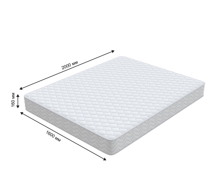 1600 x 2000, Матрас Орматек Спринг кокос 160*200